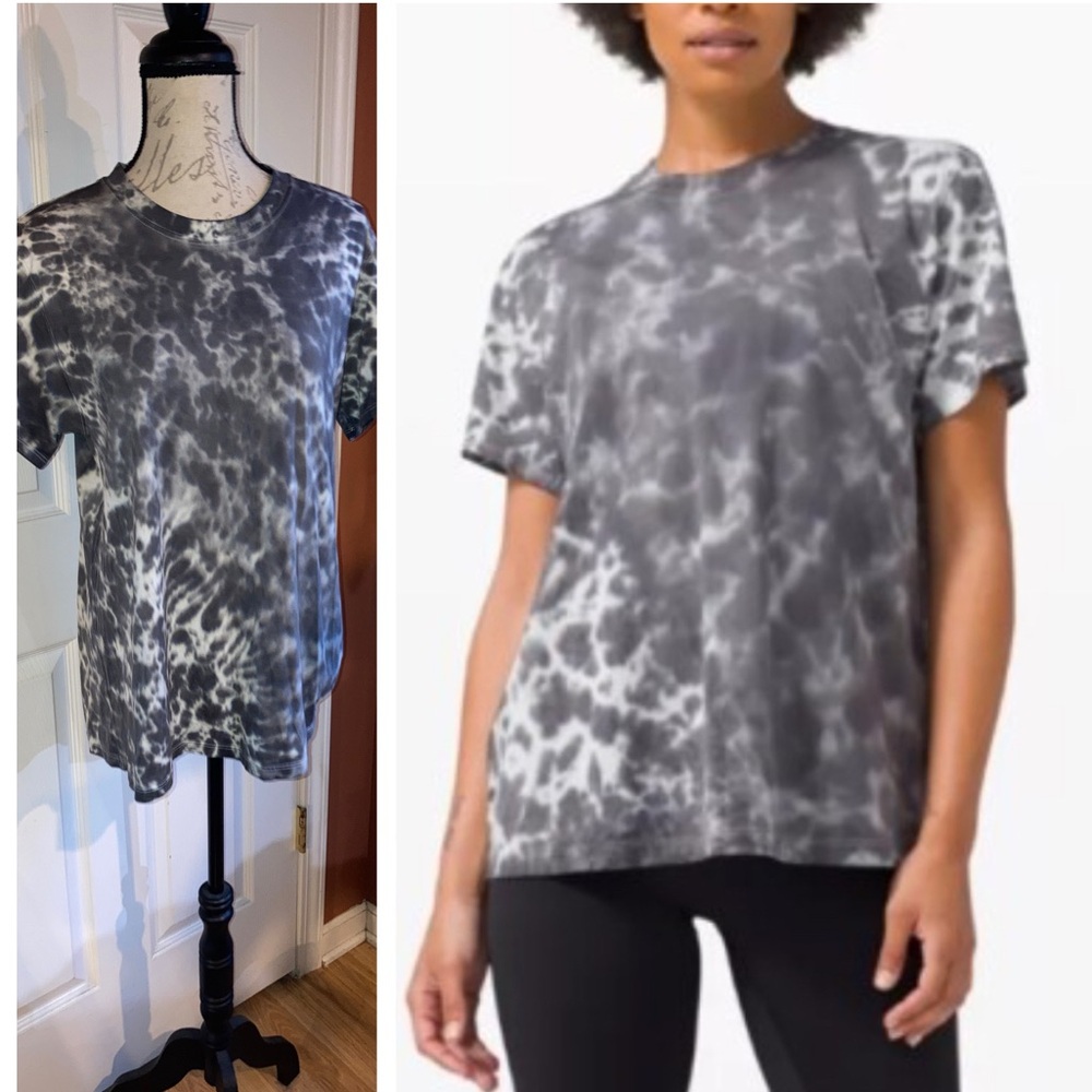 Lululemon All Yours Tie Dye Short Sleeve Athleticwear Athleisure T-Shirt Top 6